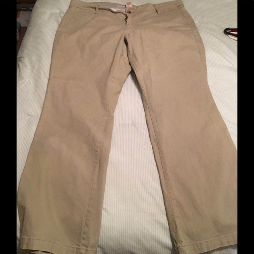 Women’s Arizona khaki pants plus size 20 JR